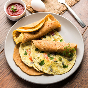 Egg chappathi