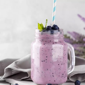 Blueberry milkshake