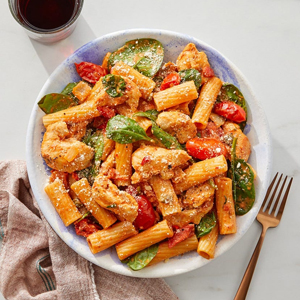 CREAMG TOMATO AND SPINACH PASTA